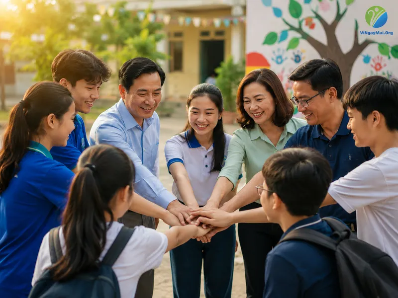 Khi gia đình, nhà trường và cộng đồng cùng chung tay, người trẻ sẽ có thêm niềm tin để vững bước vào tương lai.