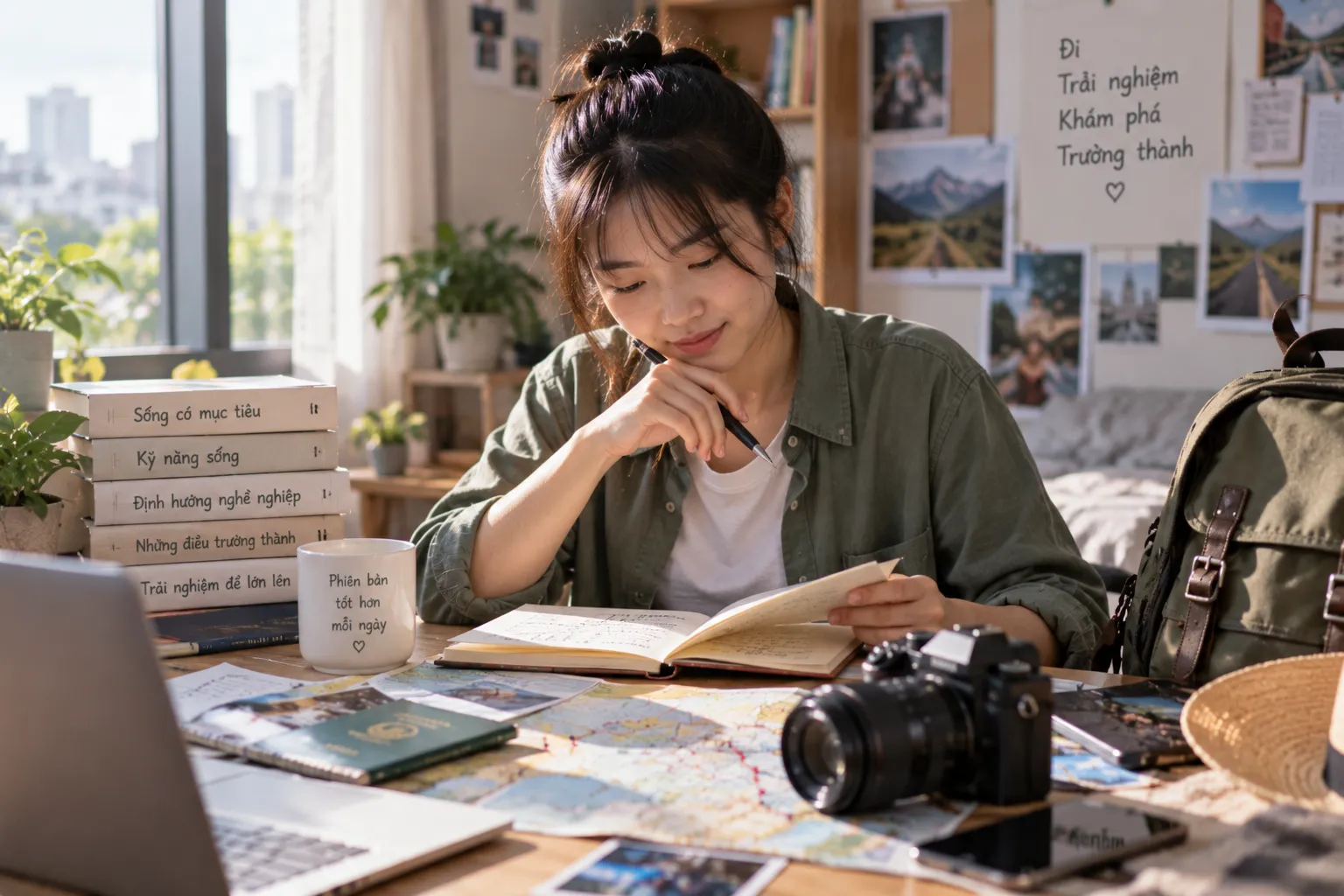 Chỉ khi dám trải nghiệm, người trẻ mới hiểu bản thân và từng bước trưởng thành. Chỉ khi dám trải nghiệm, người trẻ mới hiểu bản thân và từng bước trưởng thành.